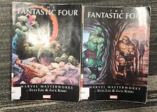Marvel Masterworks The Fantastic Four #1 &#2 LOTE DE *2* LIVROS, ÓTIMAS PÁGINAS, VEJA!, usado comprar usado  Enviando para Brazil
