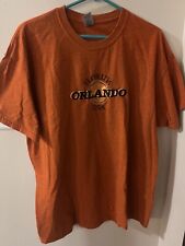 Camiseta masculina Orlando Florida XL bordada laranja comprar usado  Enviando para Brazil