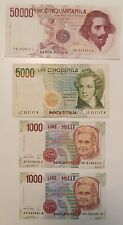 Banconote lire 50000 usato  Italia