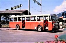 Corrediça colorida - Ônibus turístico em Harder Kulm, Interlaken - SUÍÇA - 1963 comprar usado  Enviando para Brazil