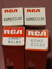 Lot of 4 Untested RCA 6BM8 ECL82 Vacuum Electron Tubes for sale  Janesville