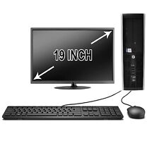 Monitor LCD HP Elite G1 de escritorio 4 GB 2,8 GHz 19" listo para Windows 10 USB 3.0, usado segunda mano  Embacar hacia Argentina