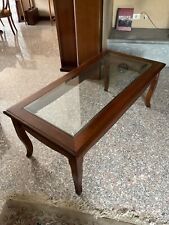 Tavolino legno vetro usato  Pavia