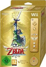 Legend of Zelda: Skyward Sword edición limitada con mando dorado Wii Plus y CD usado segunda mano  Embacar hacia Argentina