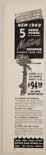 1949 Print Ad Neptune Resorter 5-HP Model A-4 Outboard Motors Muncie,Indiana for sale  Shipping to South Africa