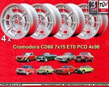 4 Cerchi Fiat Cromodora CD68 7x15 4x98 Wheels Felgen llantas jantes Lancia segunda mano  Embacar hacia Argentina