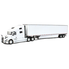 Volvo VNL 760 branco teto alto dorminhoco e reboque de 53 pés com saias em escala 1/64, DCP 60-1781 comprar usado  Enviando para Brazil