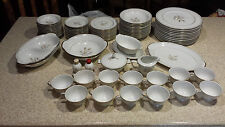 HARVEST GOLD SANGO CHINA SET MADE IN JAPAN 12 PIECE PLACE SETTING 82 PIECE , used for sale  Shipping to Canada