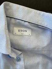 eton shirt 16.5 slim for sale  Shipping to South Africa