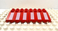 Lego Duplo Item Awnings (2) red striped for sale  Shipping to South Africa