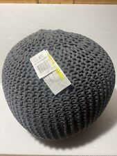 Round knit pouf for sale  La Grange Park