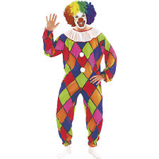 Costume Carnevale Clown Adulto Uomo Taglia unica 52-54 Originale Ciao 62063 usato  Italia