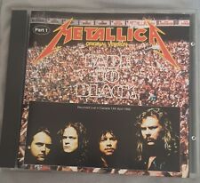 Metallica fade black usato  Trani