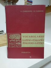 Vocabolario latino campanini usato  Roma