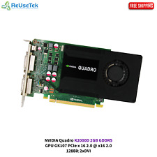 Usado, NVIDIA Quadro K2000D 2GB GDDR5 GPU GK107 PCIe x 16 2.0 @ x16 2.0 128Bit 2xDVI comprar usado  Enviando para Brazil