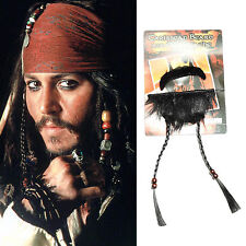 Fantasia cosplay pirata bigode cavanhaque Piratas do Caribe Jack Sparrow  comprar usado  Enviando para Brazil