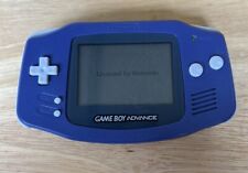 Used, Nintendo Game Boy Advance AGB-001 Indigo Purple Handheld System GBA Tested for sale  Shipping to South Africa