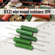 Resistor de ferida fio verde eletrônico resistência fixa RX21 10w 1ohm a 47ohm comprar usado  Enviando para Brazil