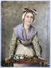 Portrait femme vendeuse d'occasion  Paris IX