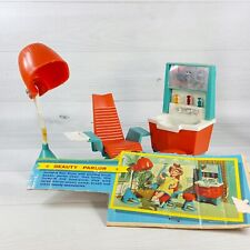 Juego de salón de belleza muñeca Penny Brite vintage silla secadora fregadero 1963 juguetes topper segunda mano  Embacar hacia Argentina