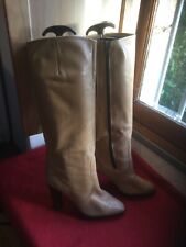 Bottes vintage cuir d'occasion  Rennes-