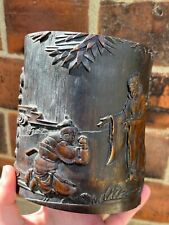 carved bamboo brush pot for sale  HARROGATE