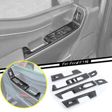 Para 21-23 Ford F150 F-150 preto grão janela elevador interruptor botão tampas acabamento comprar usado  Enviando para Brazil