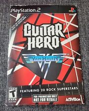 Guitar Hero Van Halen PS3 promocional não para disco de revenda com capa  comprar usado  Enviando para Brazil