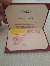 Cartier certificato autenticit usato  Roma