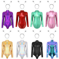 Women's Alien Costume Mock Neck Body Role Play With Hairband Headband Long Sleeve for sale  Shipping to South Africa