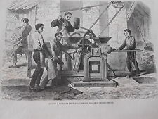 Gravure 1864 machien d'occasion  La Verpillière