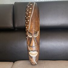 carved 5 masks wooden for sale  Stockton
