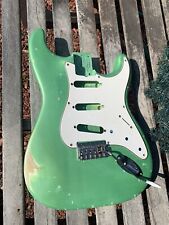 STRAT BODY RELIC 60s Nitro ThinSkinLacquer GREEN Pearl order yours JVGuitars for sale  Shipping to Canada