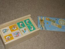 Conjunto de 28 dominós de madeira Kids Preferred Peter Rabbit com caixa deslizante, Beatrix Potter comprar usado  Enviando para Brazil