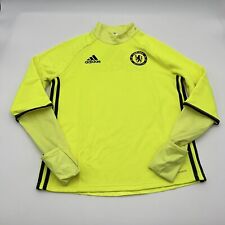 Camiseta Jovem Adidas Chelsea FC Verde Neon Goleiro Manga Longa Climacool Grande comprar usado  Enviando para Brazil
