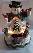 Vintage Avon Gift Collection Snowman Musical Lights Up Snow Globe With Box for sale  Shipping to South Africa