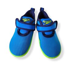 Sapatos aquáticos SPEEDO infantil médio 7-8 azul slip on malha gancho e laço  comprar usado  Enviando para Brazil