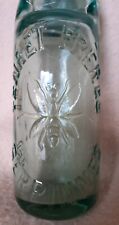Rare big Insect Pictorial BELGIAN Codd Bottle GERPINNES Barnard London Maker for sale  Shipping to South Africa