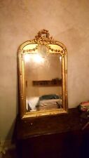 Grand miroir doré d'occasion  Lunéville