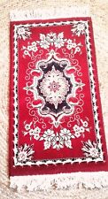 Fringed red rug for sale  NORWICH