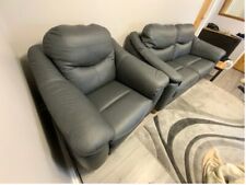 Leather piece suite for sale  AYLESFORD