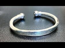 mens silver torque bangle for sale  DERBY