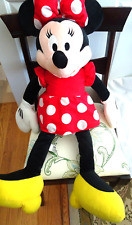 Disney Store 30" Alto Jumbo Minnie Mouse Peluche Rojo Vestido Lunares, usado segunda mano  Embacar hacia Argentina