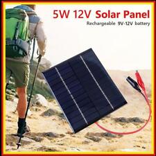 5W 12V Solar Panel Charger Waterproof Solar Battery Charger for Outdoor Camping for sale  Shipping to South Africa