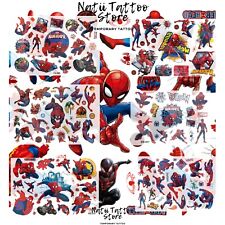 Used, Spider-Man, Super-ManTemporary Tattoo stickers Children Kids Birthday Party Bag  for sale  Shipping to South Africa