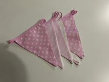Dunelm pink bunting for sale  NEWCASTLE