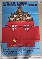 Manifesto democrazia proletari usato  Viterbo