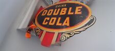 Vintage 1940 Flanged  Double Cola Flanged Sighn for sale  Shipping to South Africa