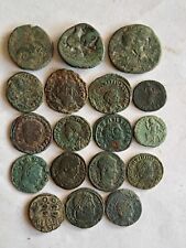 013.Lote de 18 monedas antiguas romanas de bronce 61,6gr segunda mano  Embacar hacia Mexico