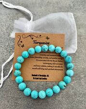 Turquoise bracelet stretch for sale  COVENTRY